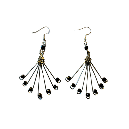 Baby Black Butterfly Earrings