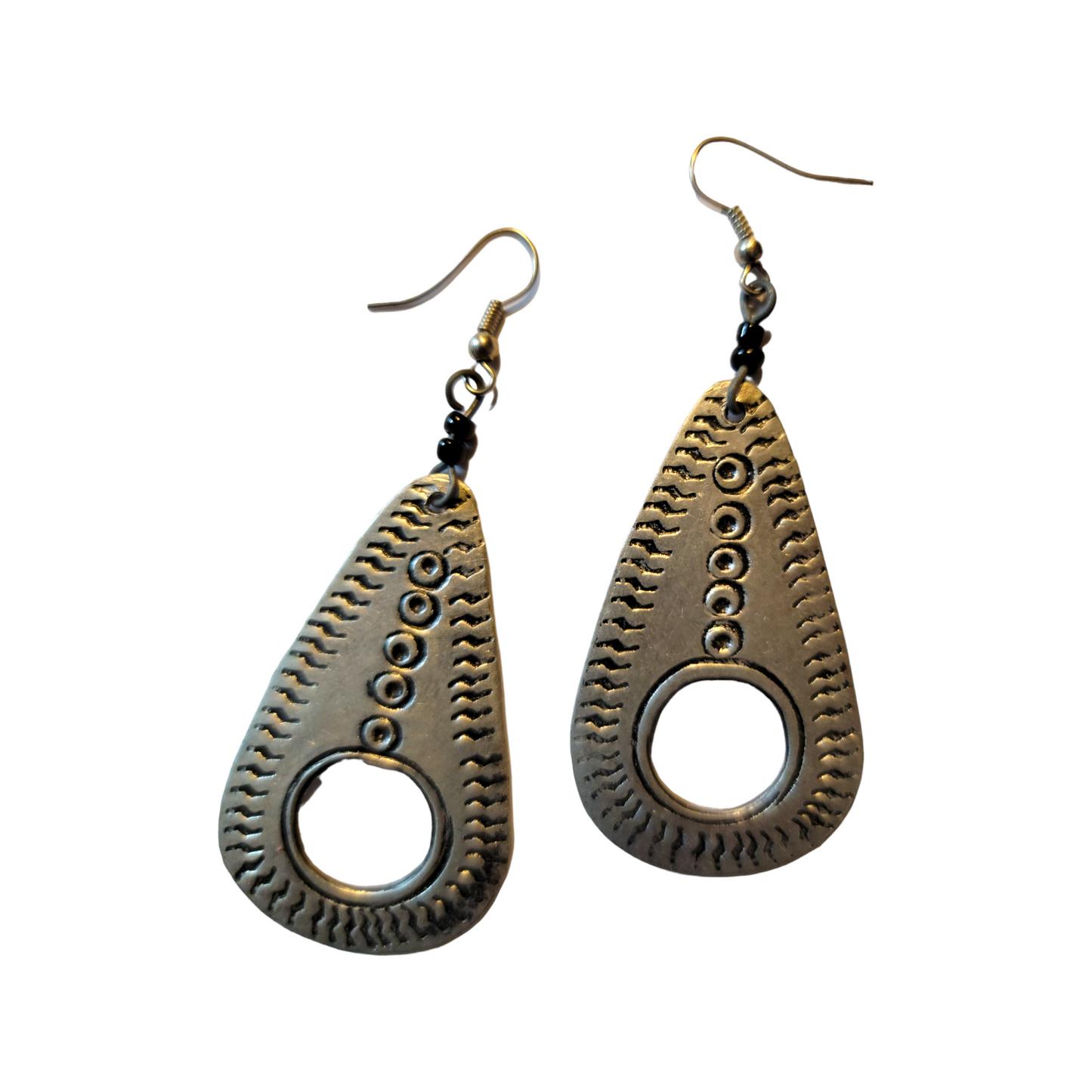 Mabati With a hole Earrings