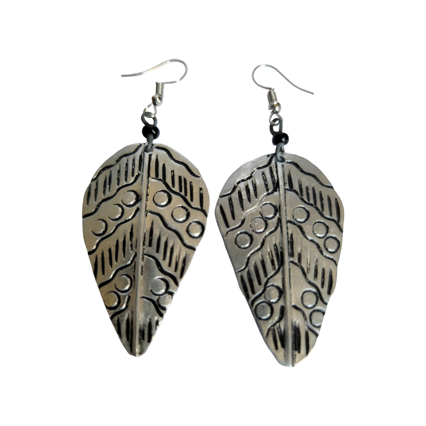 Mabati Leaf Earrings