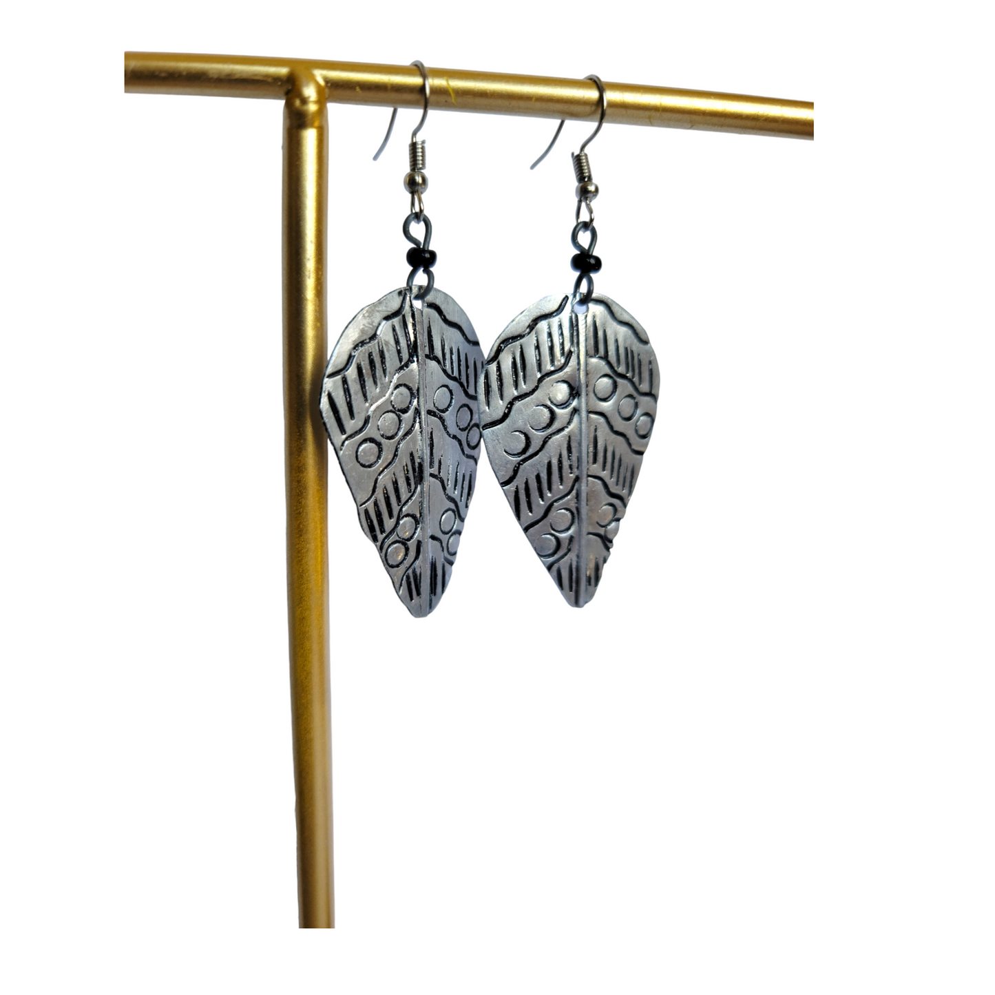 Mabati Leaf Earrings