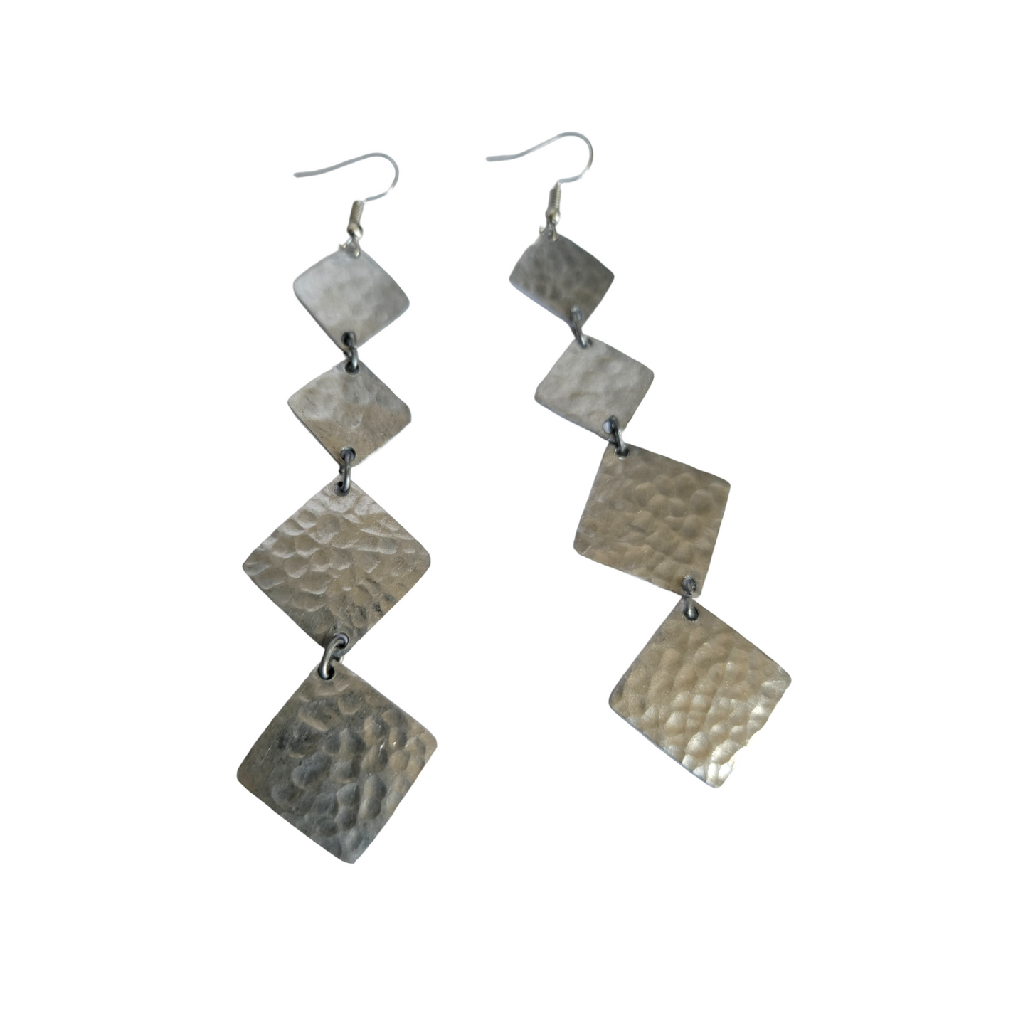 4 Squares Mabati Dangling Earrings
