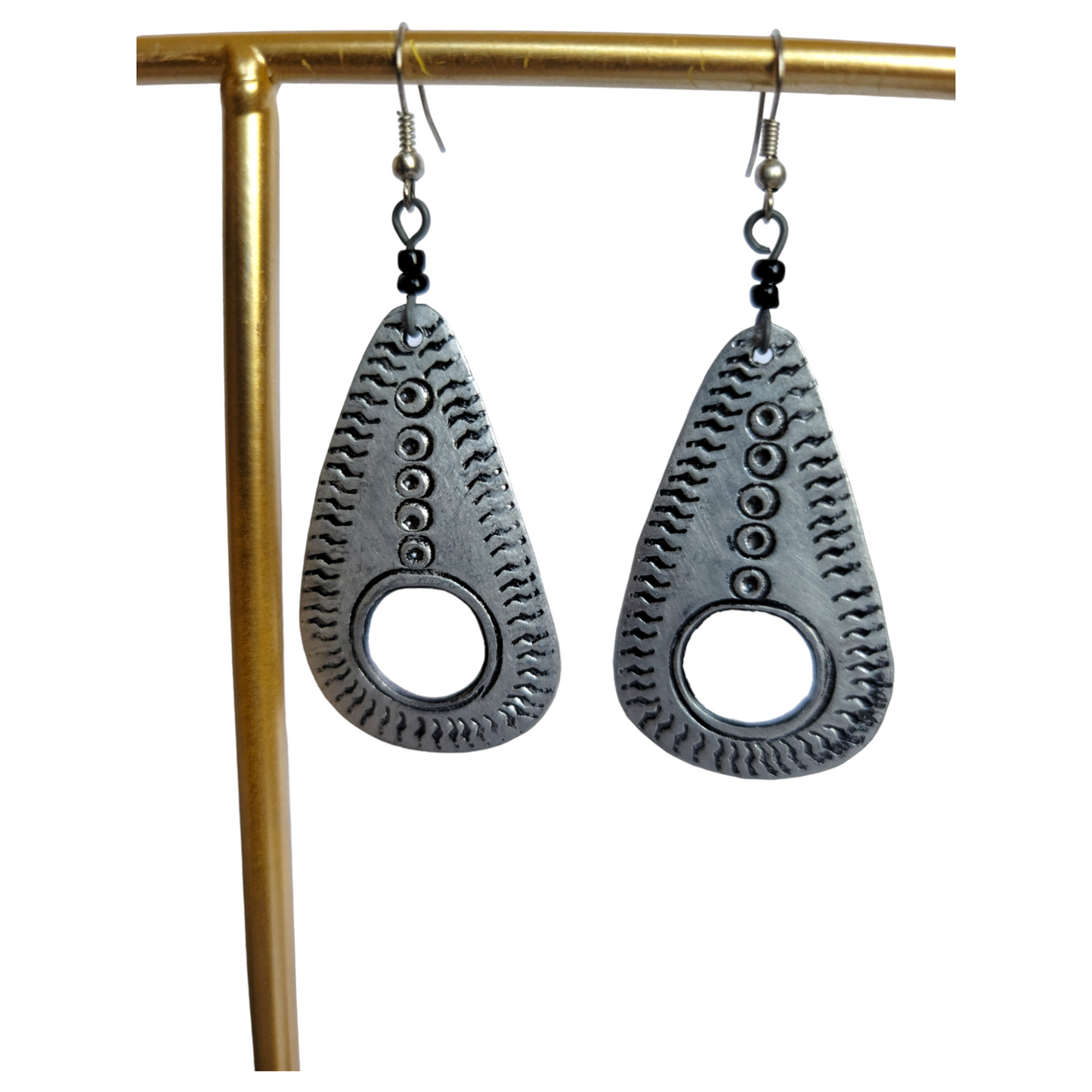 Mabati With a hole Earrings