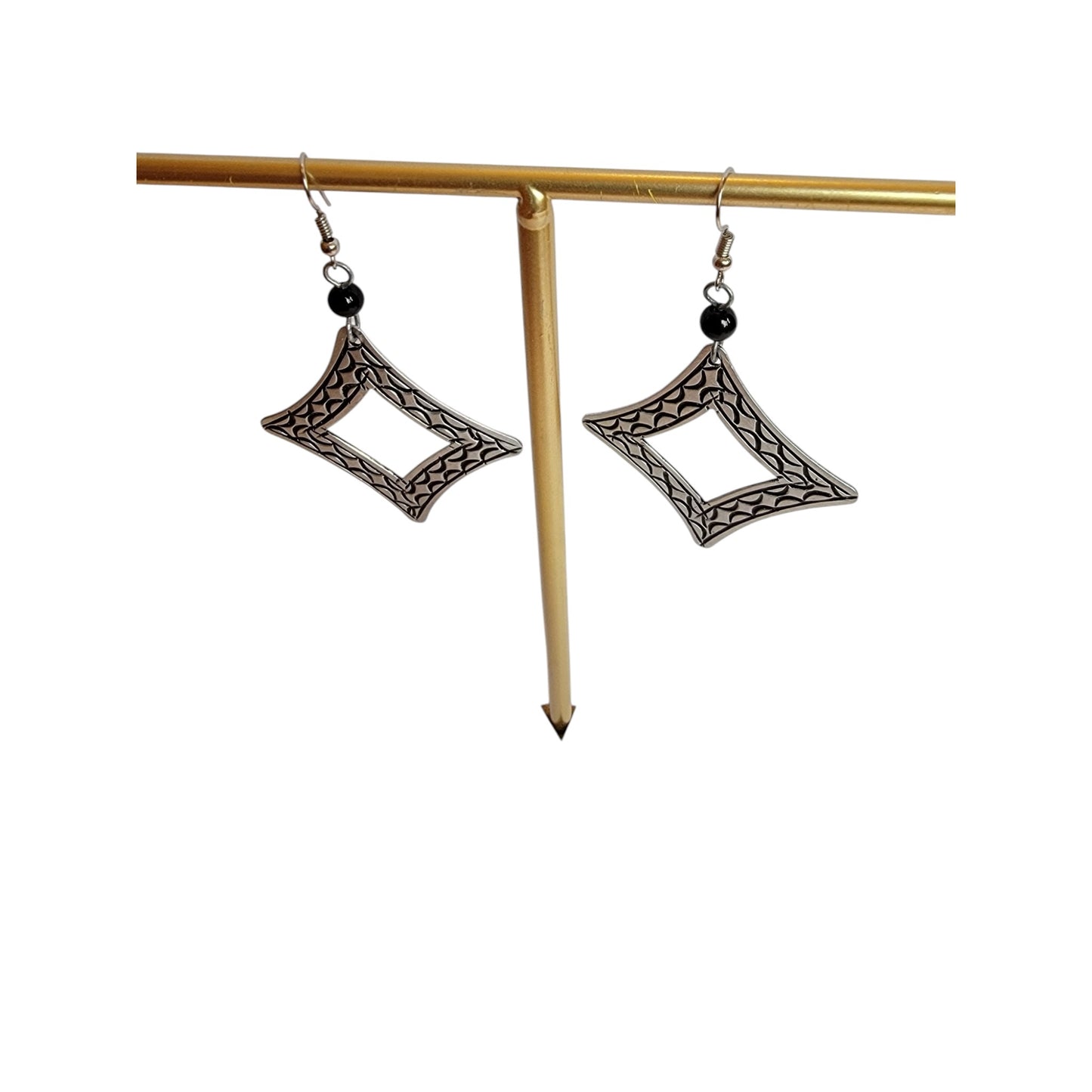 Diamond Shape Mabati Earrings