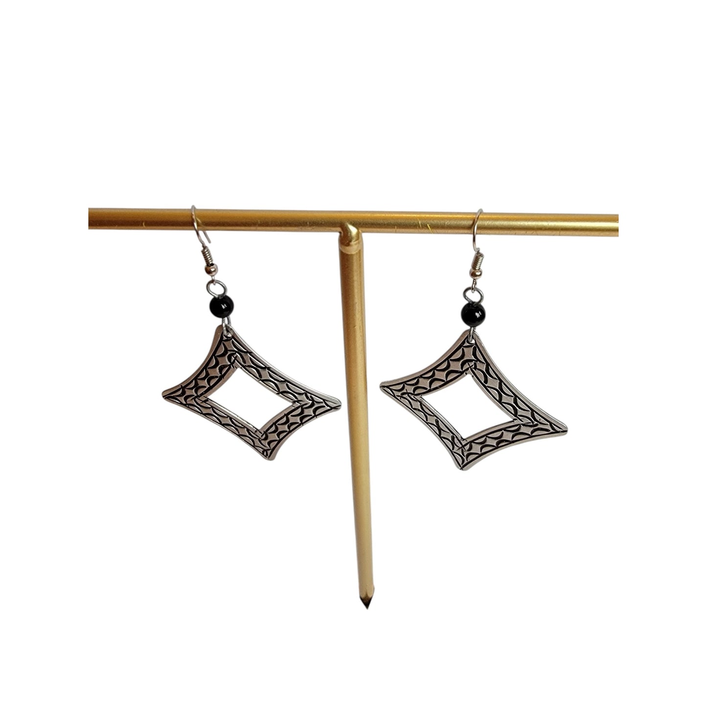 Diamond Shape Mabati Earrings
