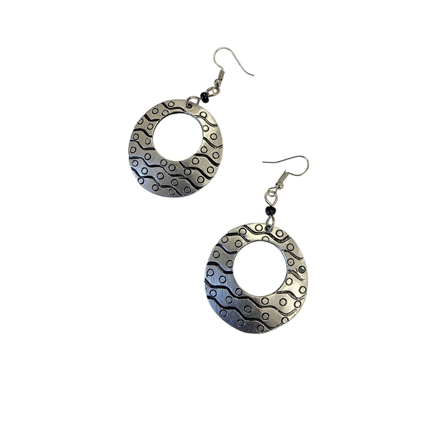 Medium Mabati Hoop Earrings