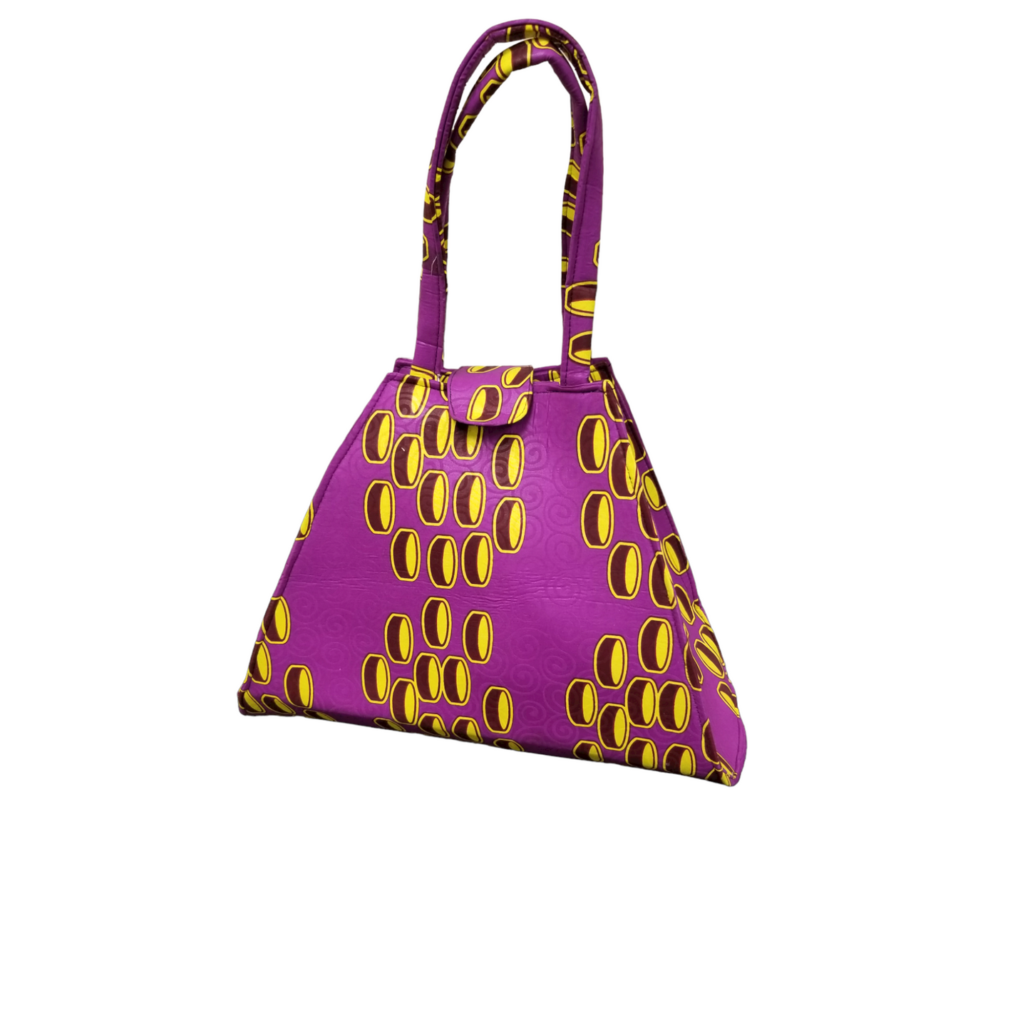 Fuchsia & Gold Kitenge Bag