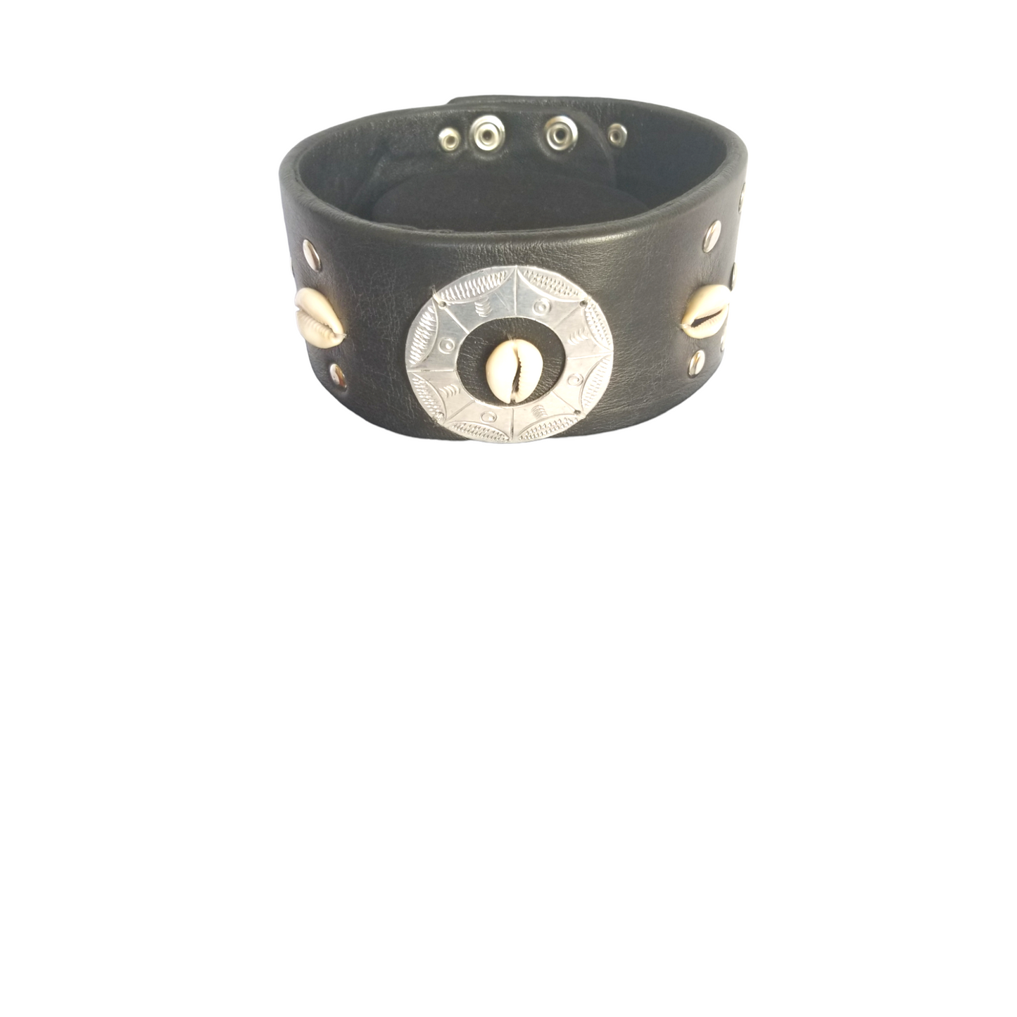 Cowrie Shells & Mabati Circle Choker