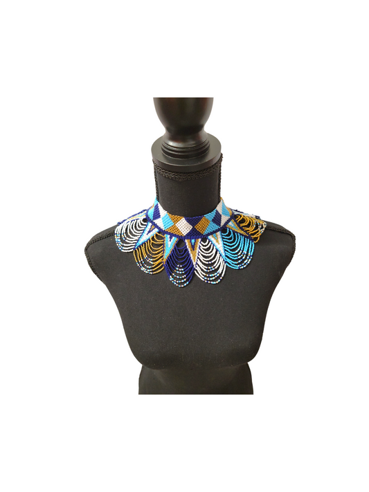 Medium Multi-Colored Malaika Choker