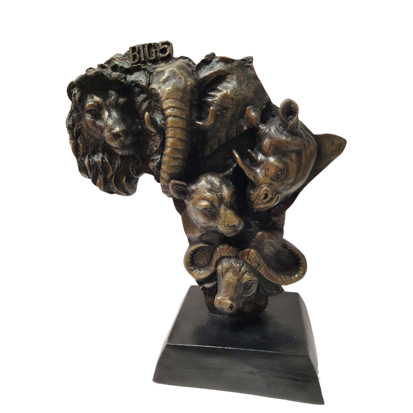 "Big Five" On African Map