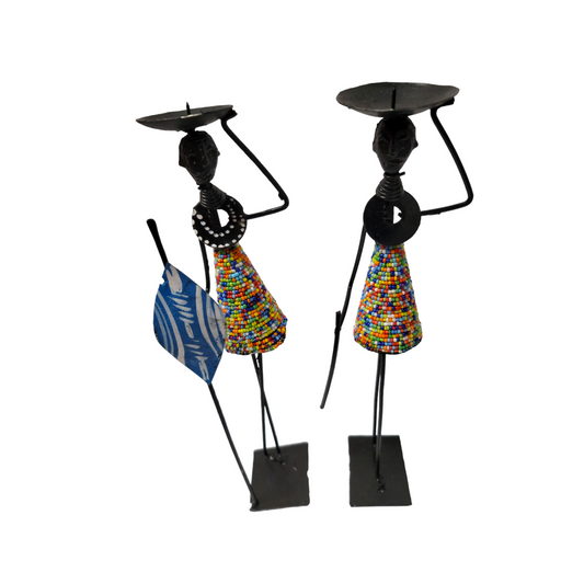 Masai Beads Candle Holder