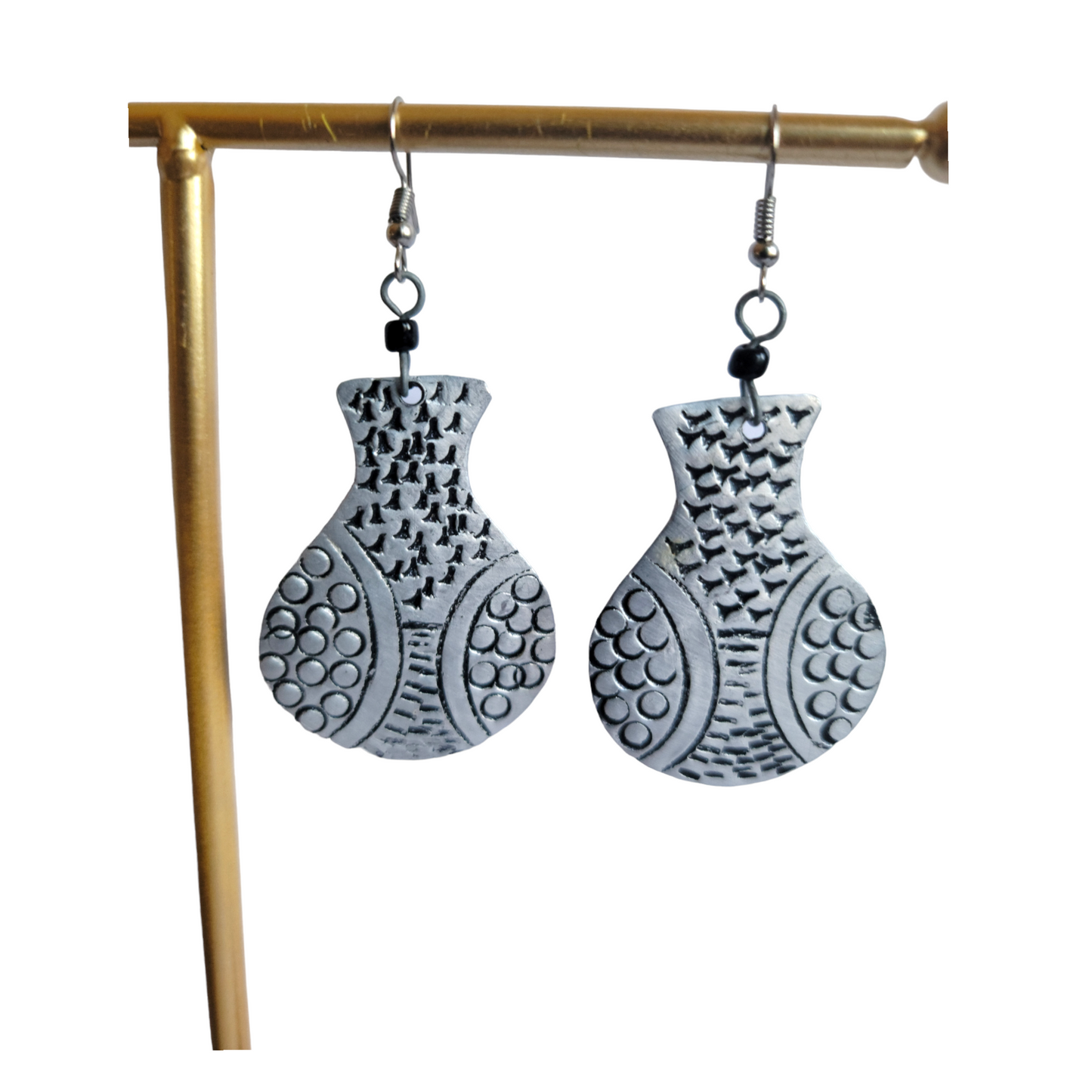African Pot Earrings