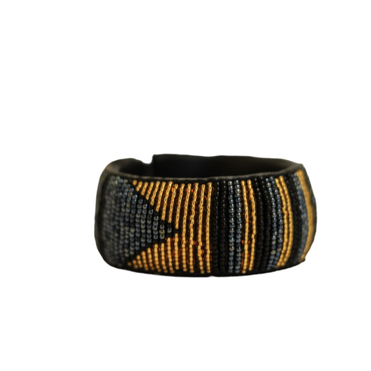 Black, Gold and Platinum Bracelet