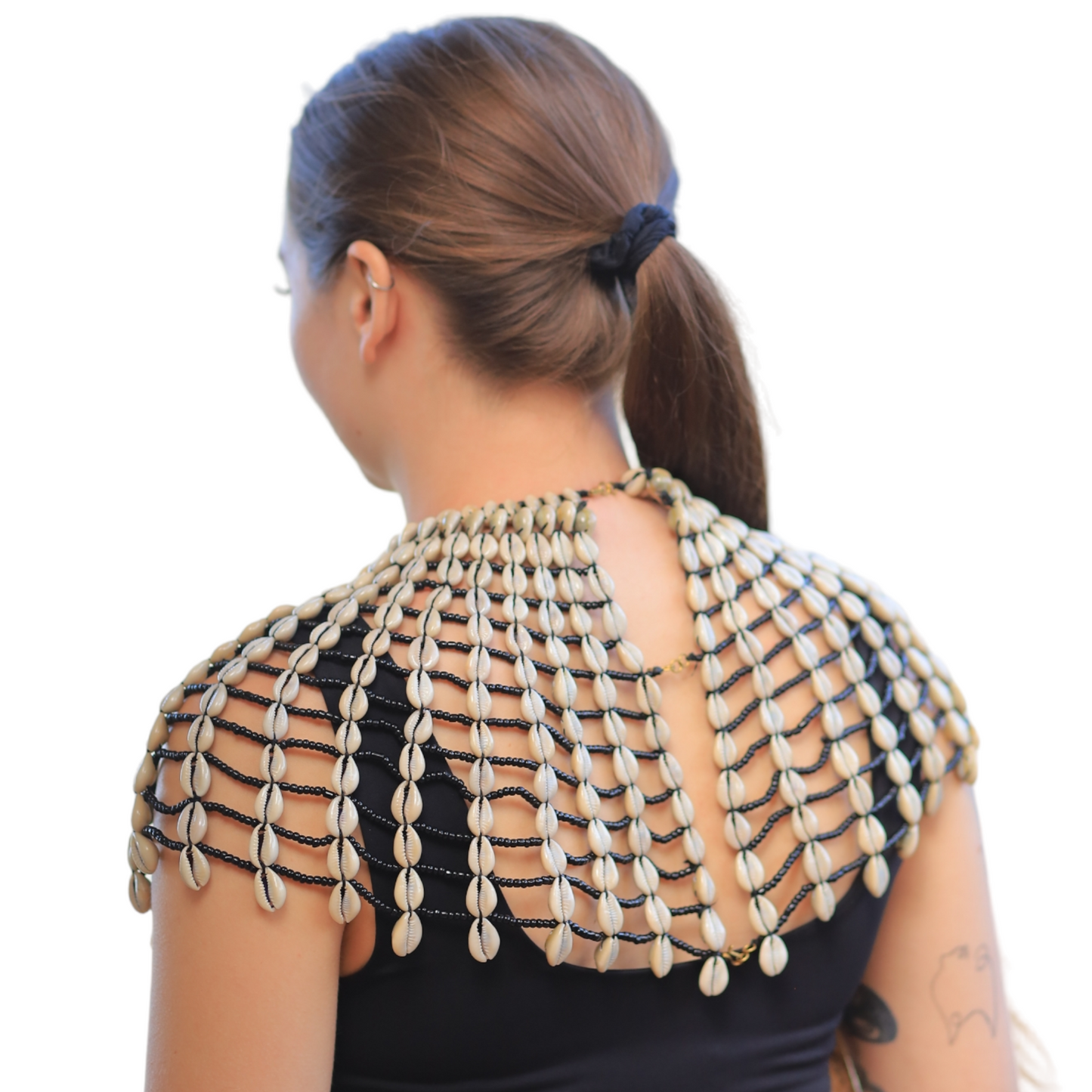 Majestic Queen Cowrie shell Necklace