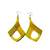Yellow Bell Threaded Earrings