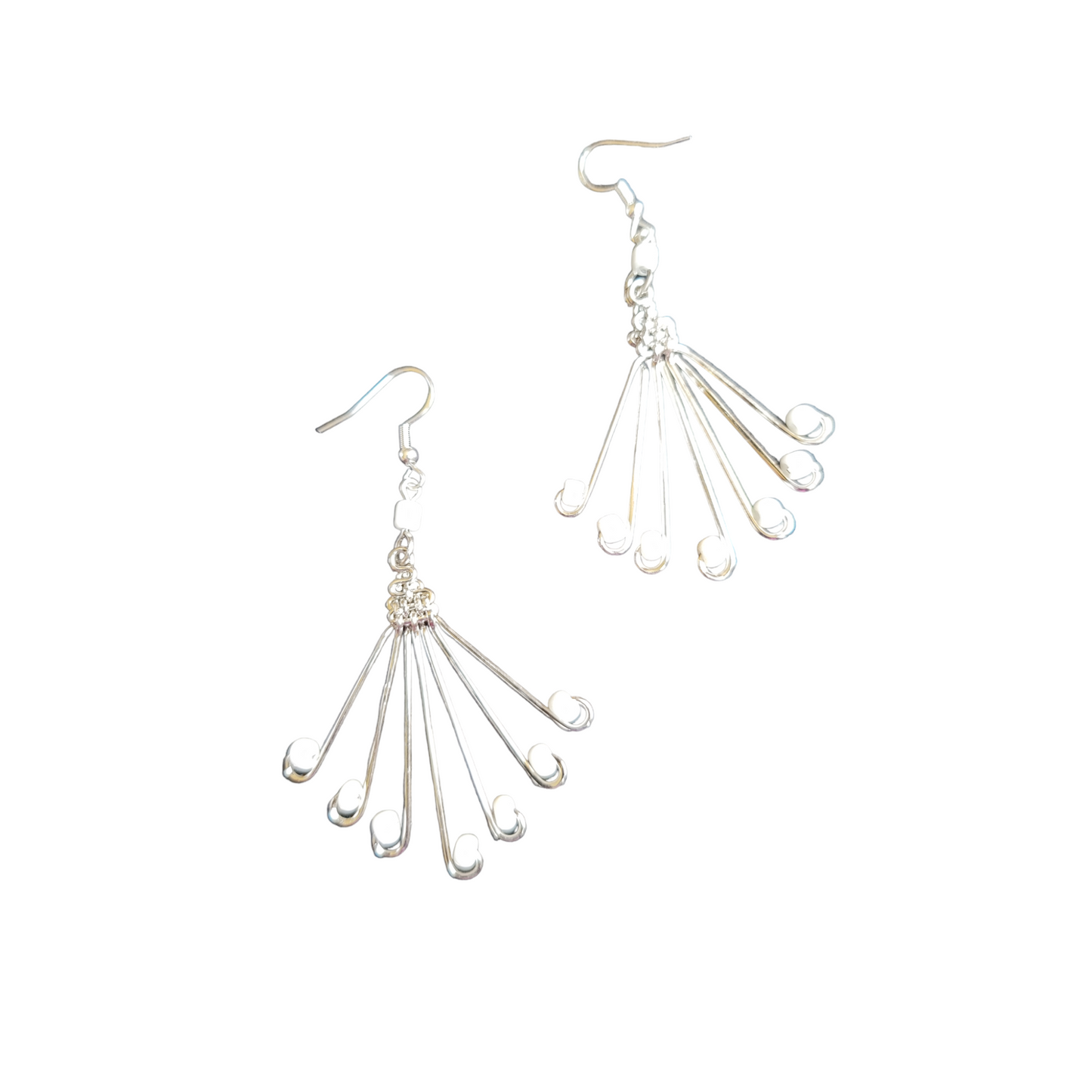 White Baby Butterfly Earrings
