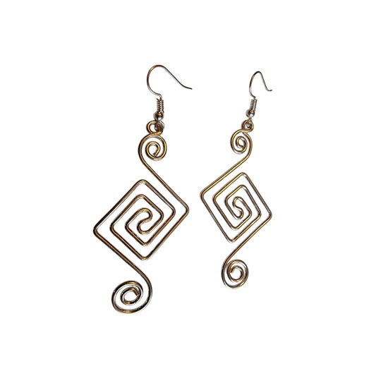 Stainless Steel Geometrical Earrings