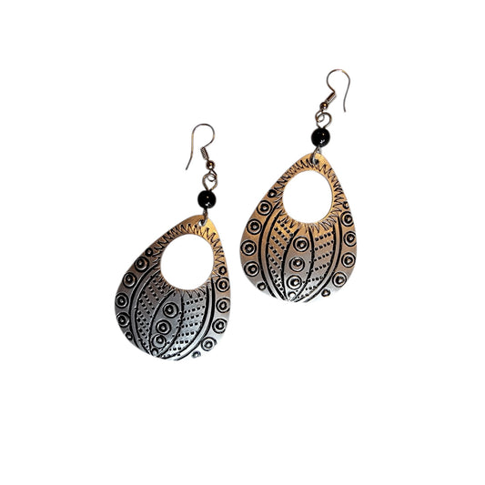 Mabati Teardrop W/ a hole Earrings
