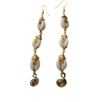 3 Shell String Earrings