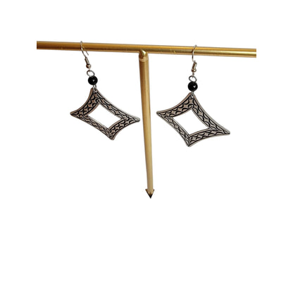 Diamond Shape Mabati Earrings