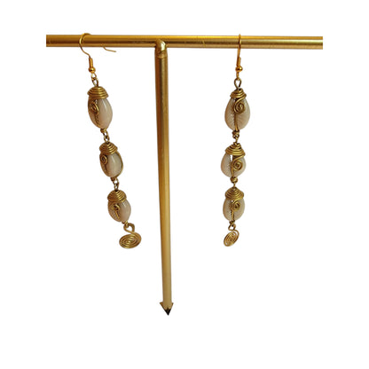 3 Shell String Earrings