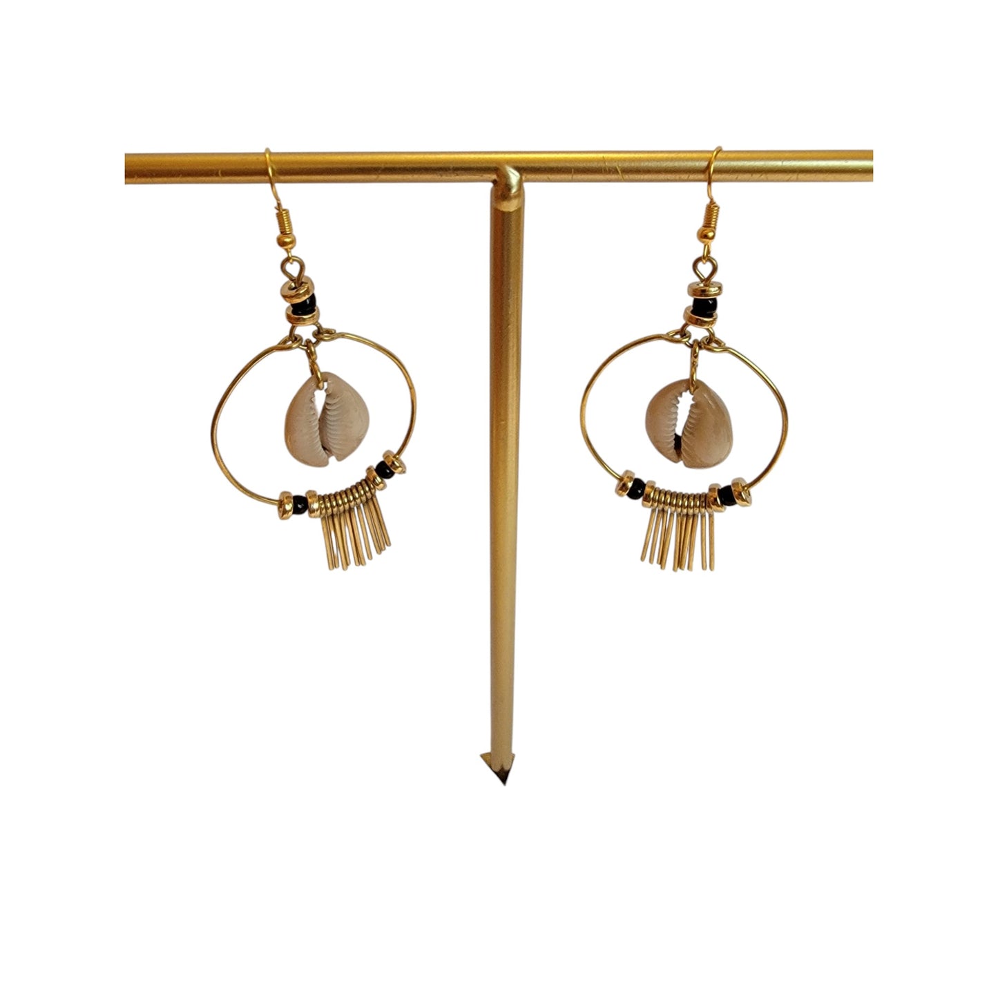 Medium Hoops W/Shell & Brass chimes