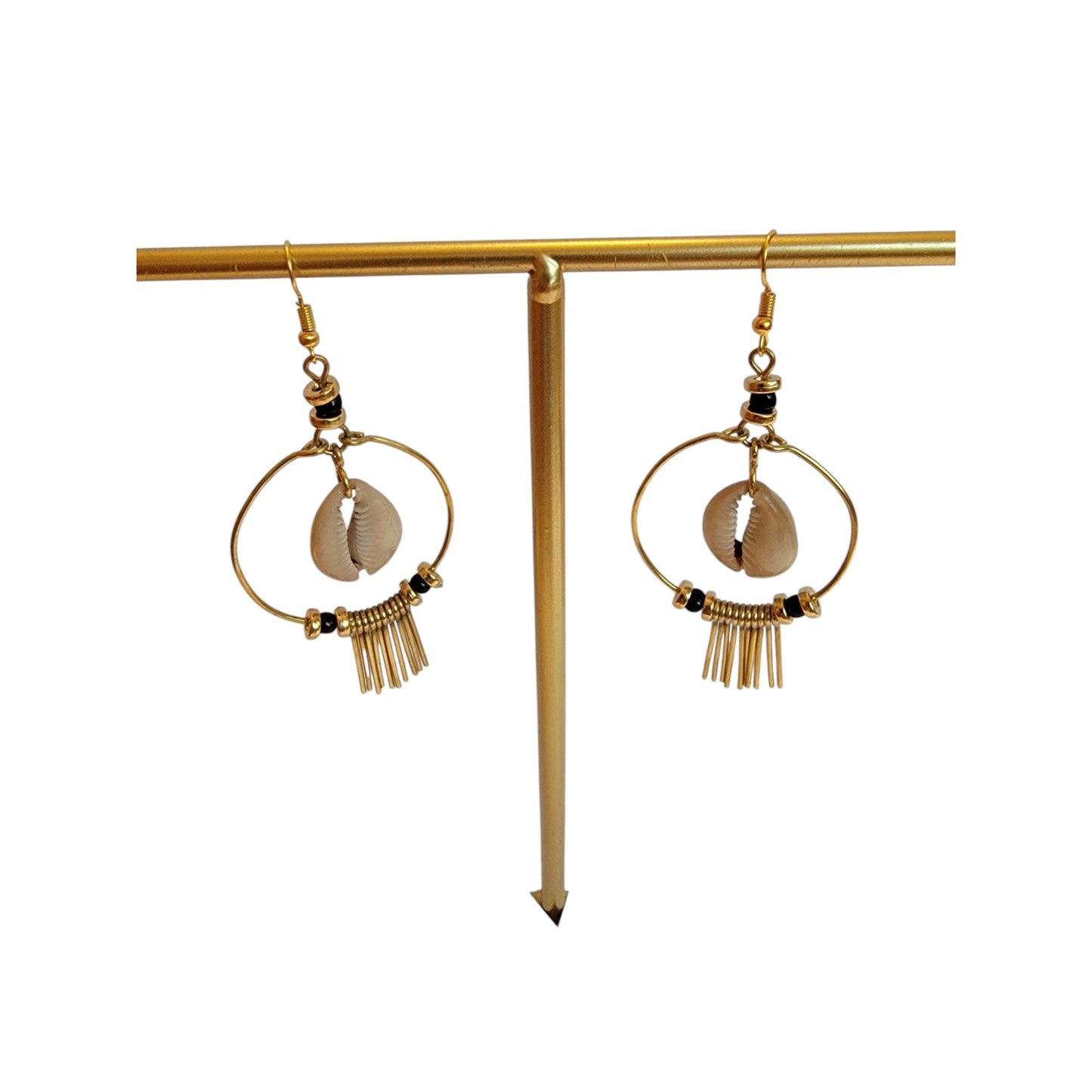Medium Hoops W/Shell & Brass chimes