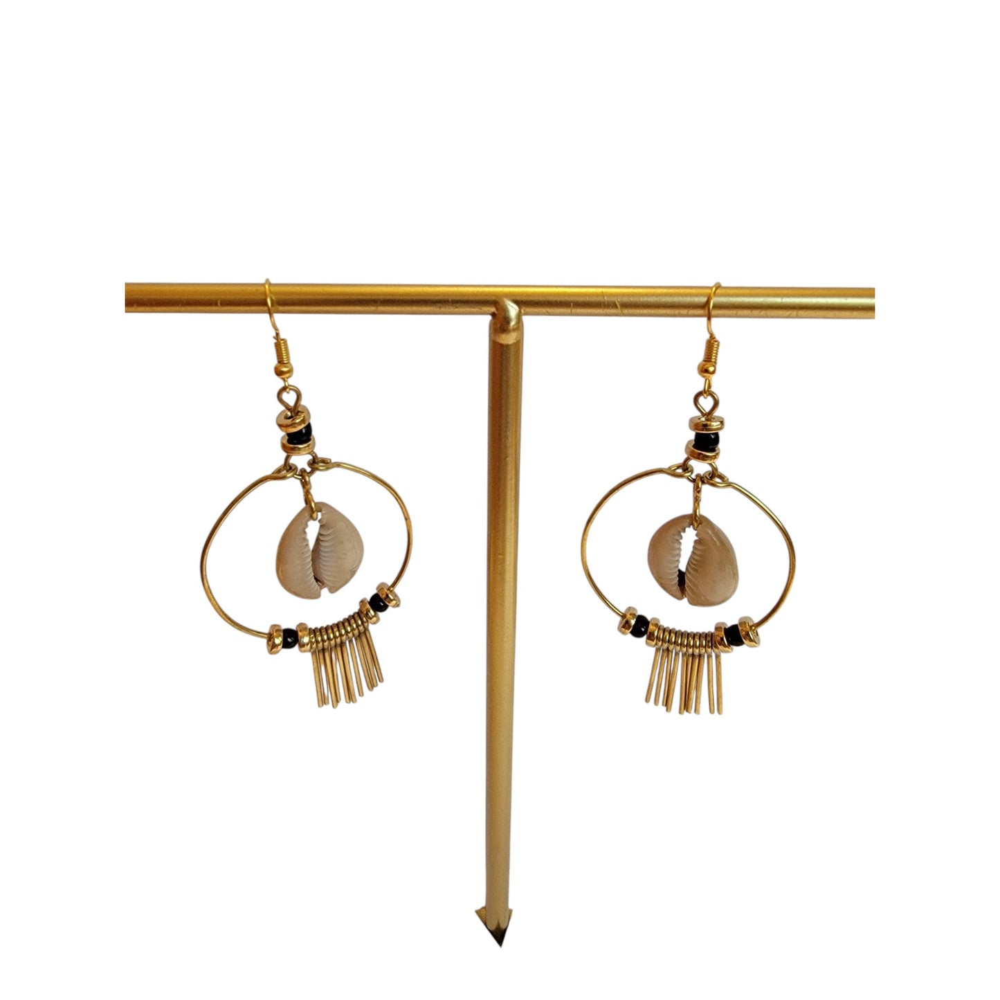 Medium Hoops W/Shell & Brass chimes