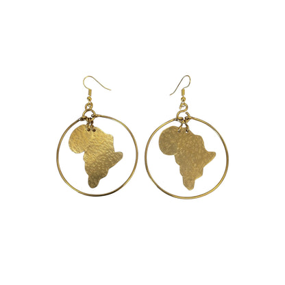 African Hoop  Earrings