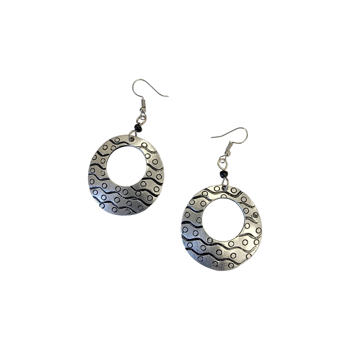 Medium Mabati Hoop Earrings