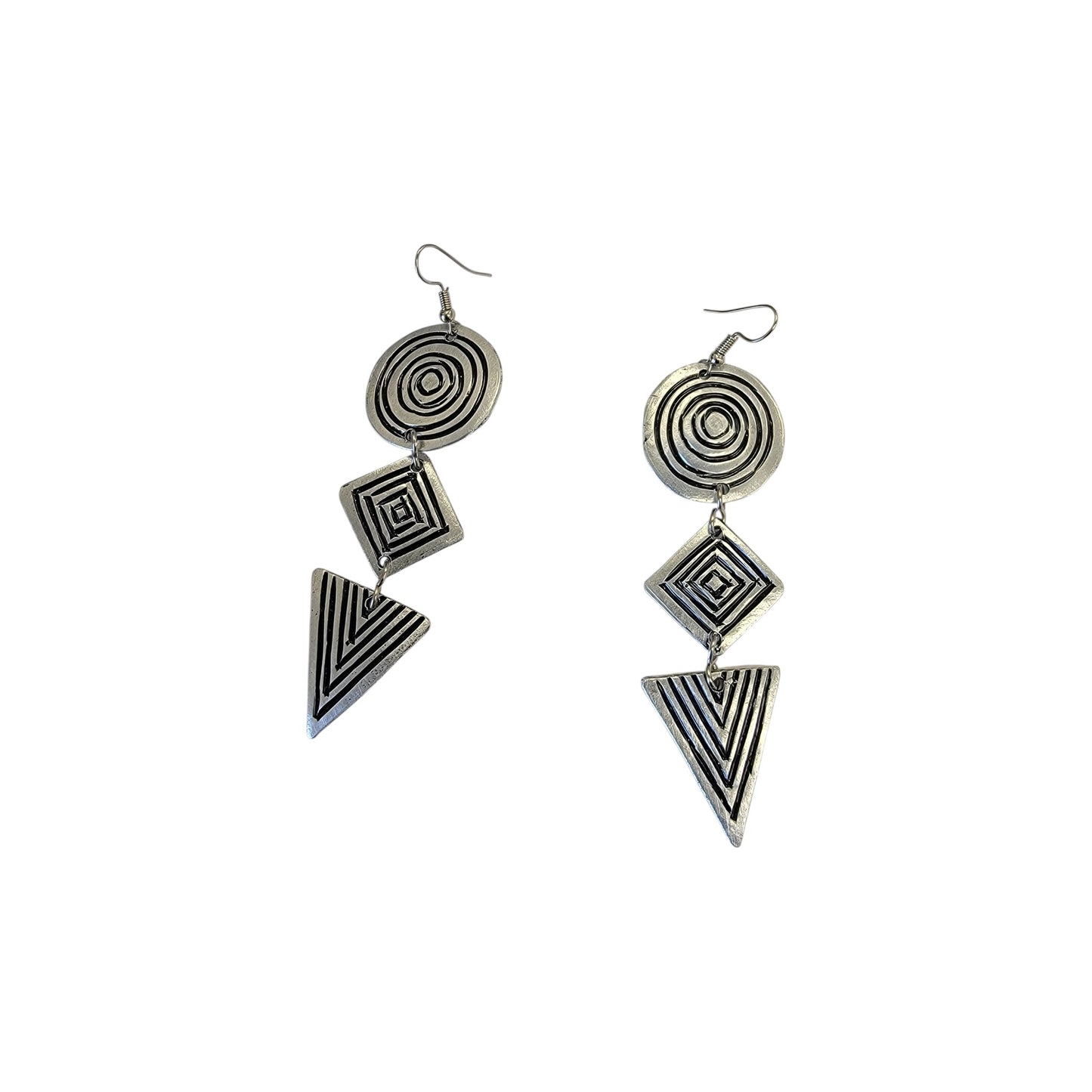 3 Shapes Mabati Earrings