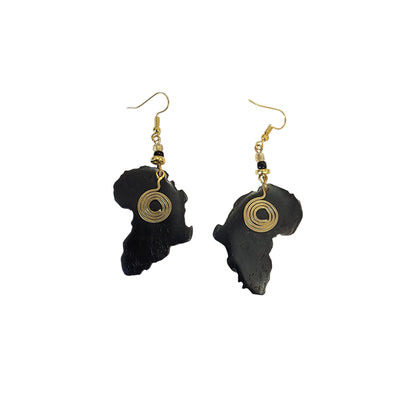 Africa W/ Brass Coil
