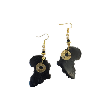 Africa W/ Brass Coil