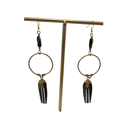 Hoop With Bone Comb