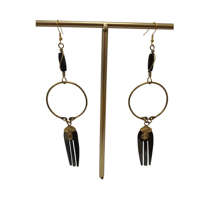 Hoop With Bone Comb