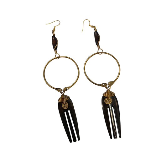 Hoop With Bone Comb