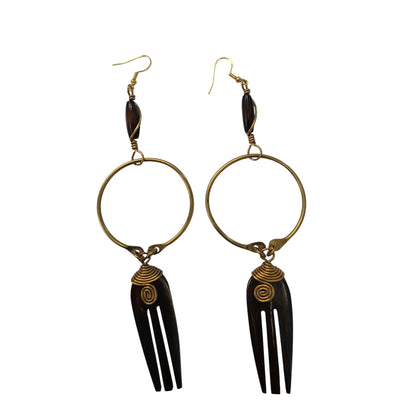Hoop With Bone Comb