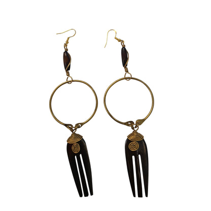 Hoop With Bone Comb