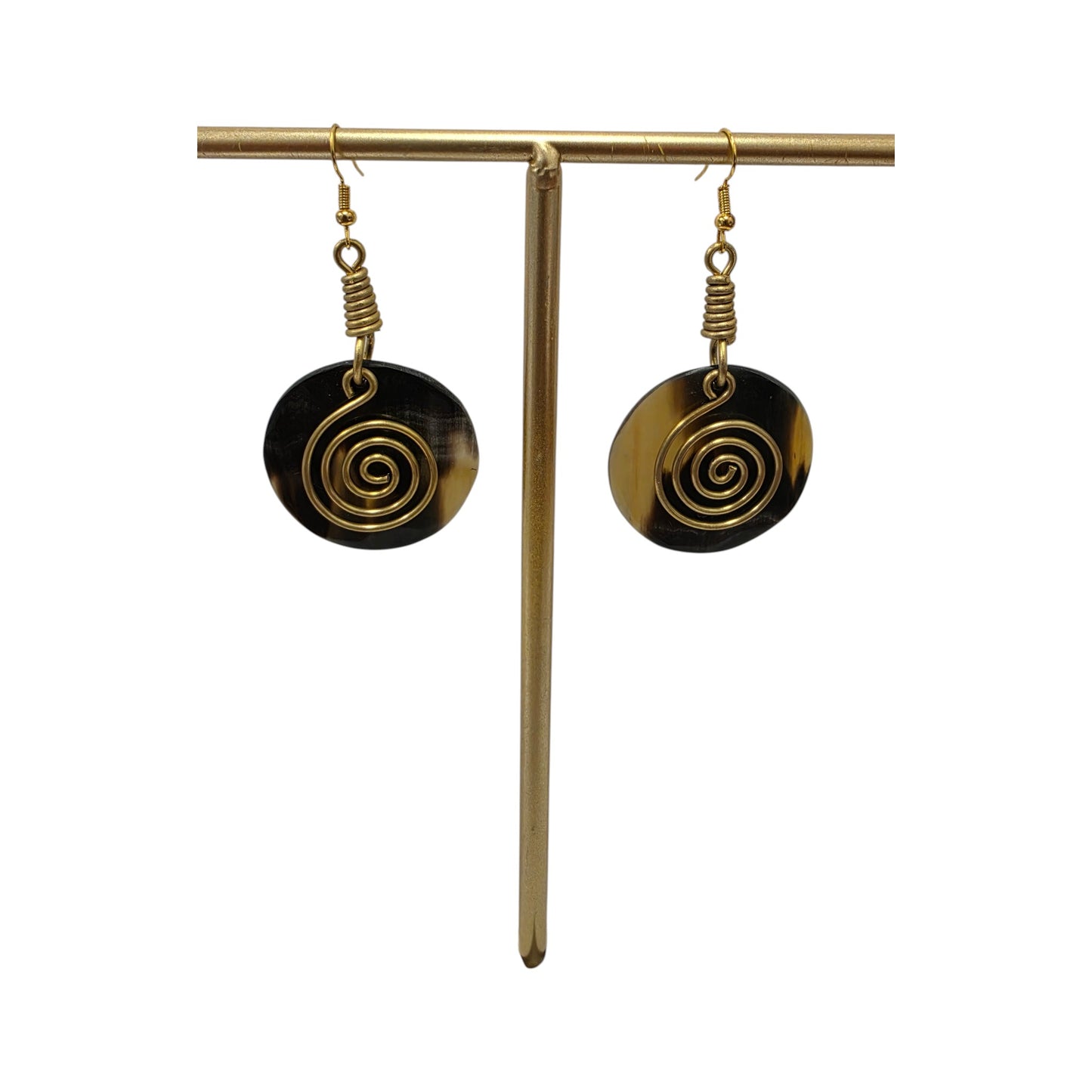 Round Horn with Brass Coil