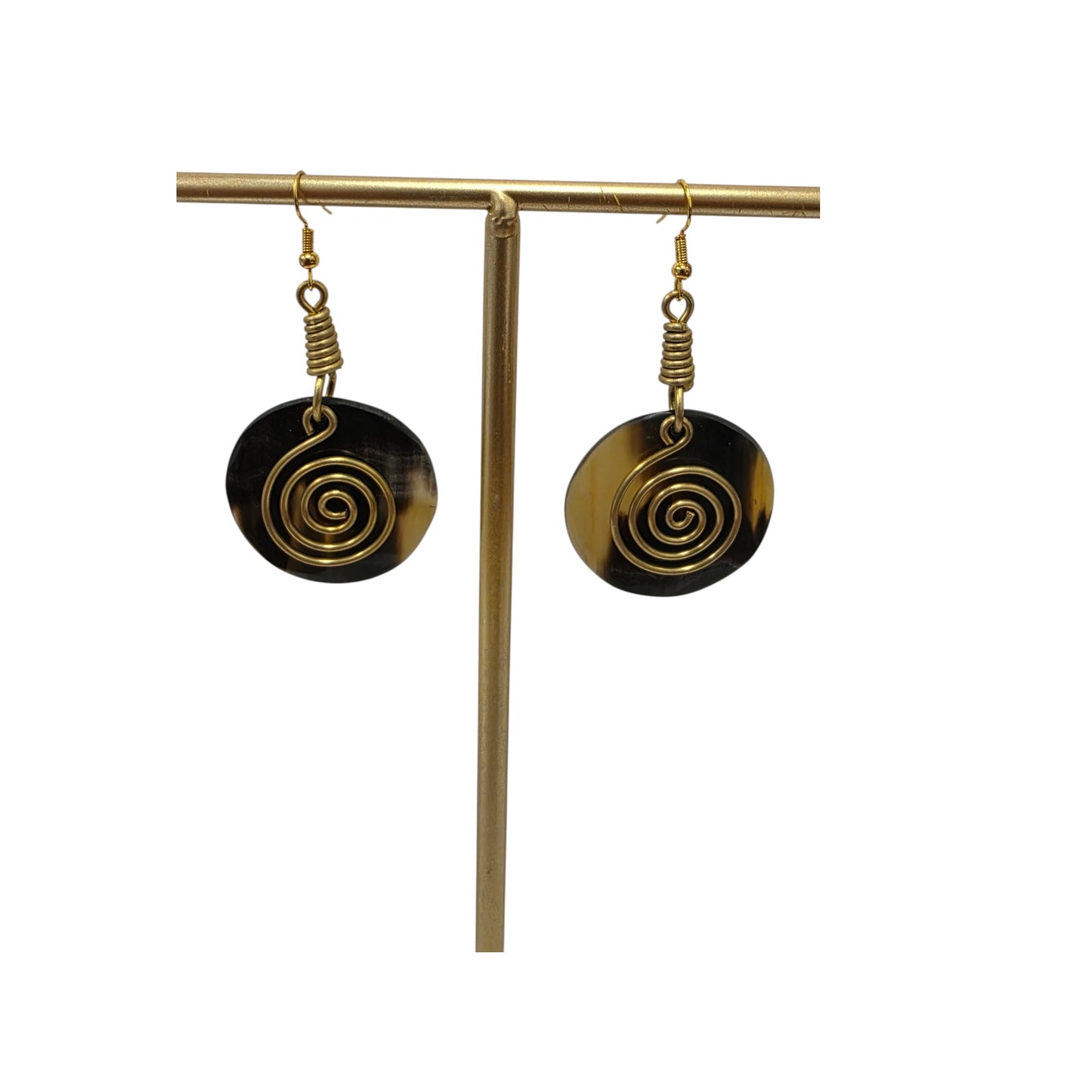 Round Horn with Brass Coil