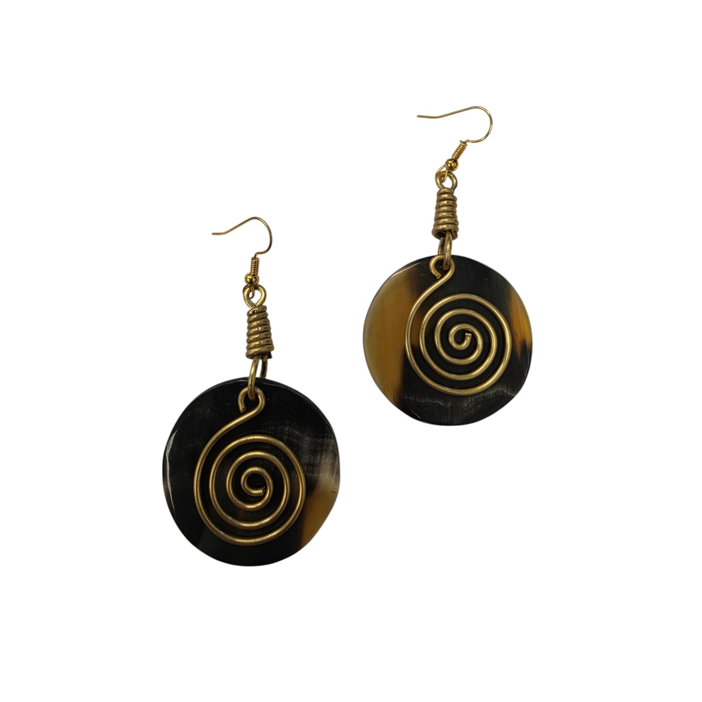 Round Horn with Brass Coil