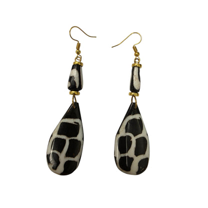 Black & White Tear Drop