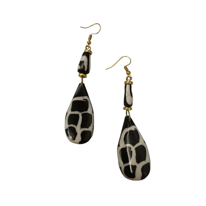 Black & White Tear Drop