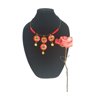 Red Coconut Necklace