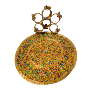 Gold & Masai Beads Napkin Holders