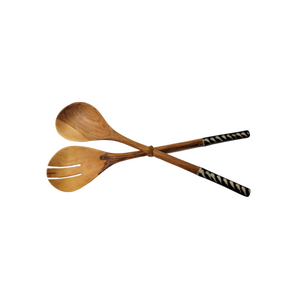 Wooden Spoons With Zebra Tips
