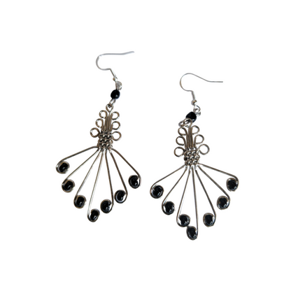 Black Butterfly Earrings