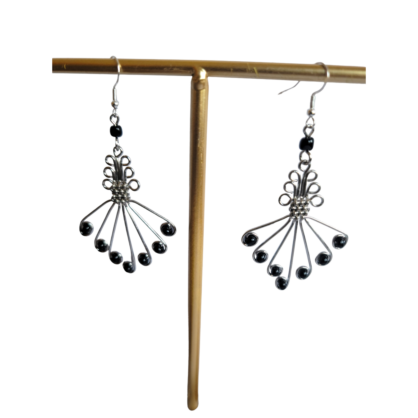 Black Butterfly Earrings