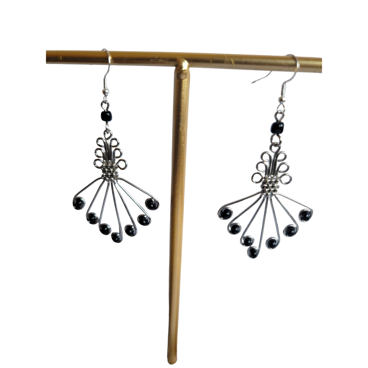 Black Butterfly Earrings