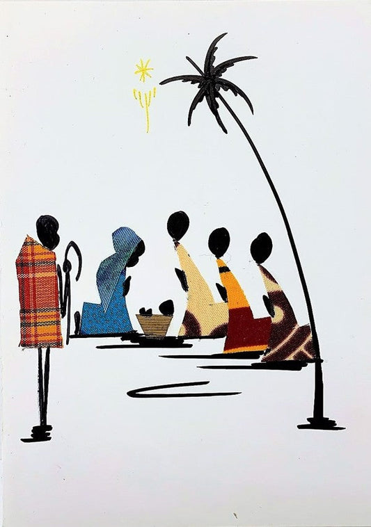 Kitenge 3 Wise Men Card