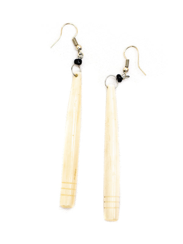 White Bone Earrings